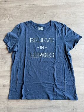 Under Armour x Wounded Warriors Project Believe In Heroes navy t-shirt - size XL